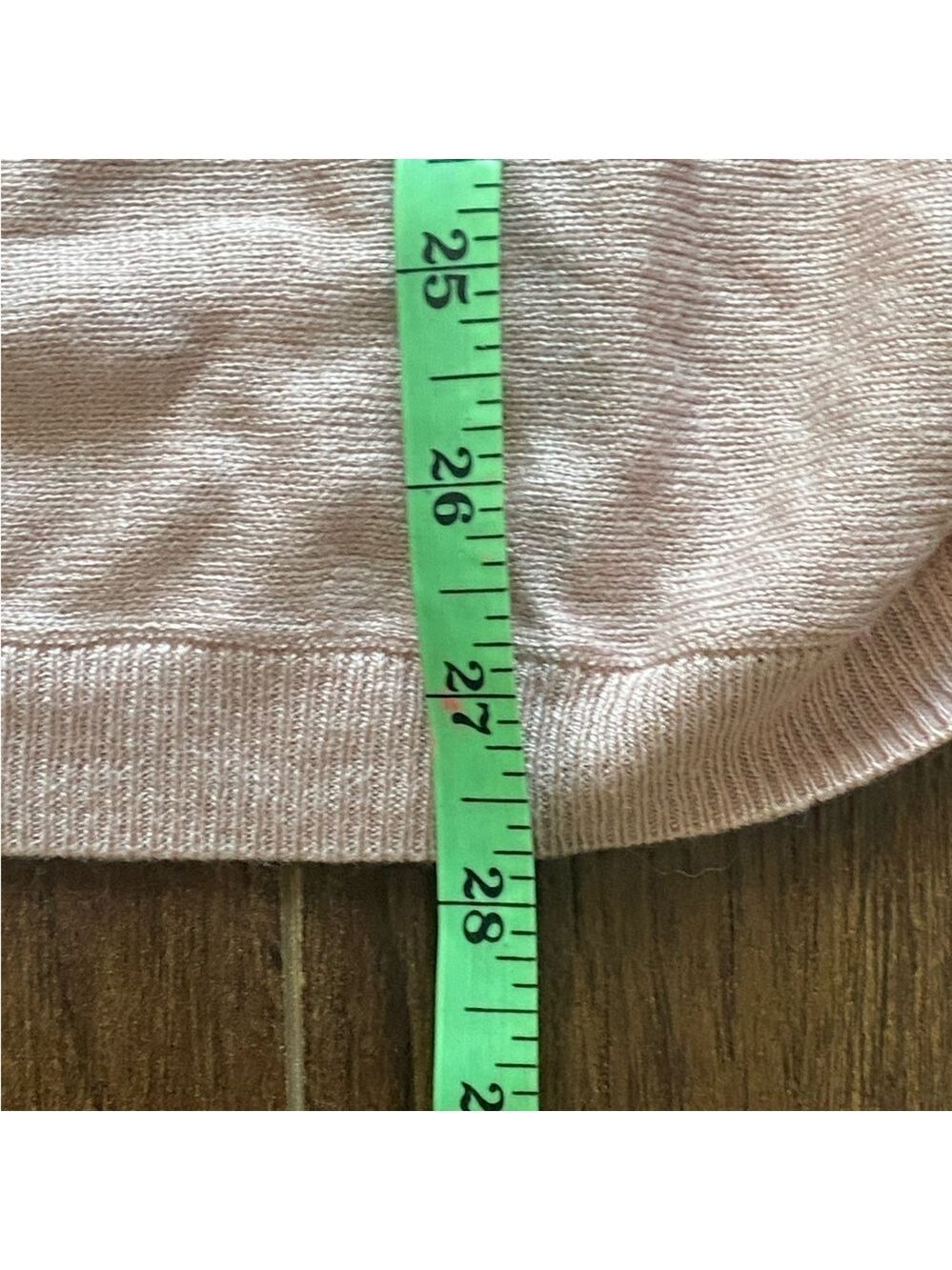 Cleo Gray Pink Turtleneck Tunic Sweater XS - Picture 8 of 8